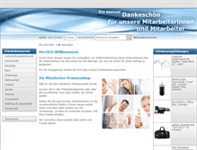 Tablet Screenshot of mitarbeiter.werbepraemien.com