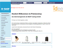 Tablet Screenshot of basf-coatings.werbepraemien.com