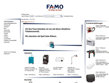 Tablet Screenshot of famo24.werbepraemien.com